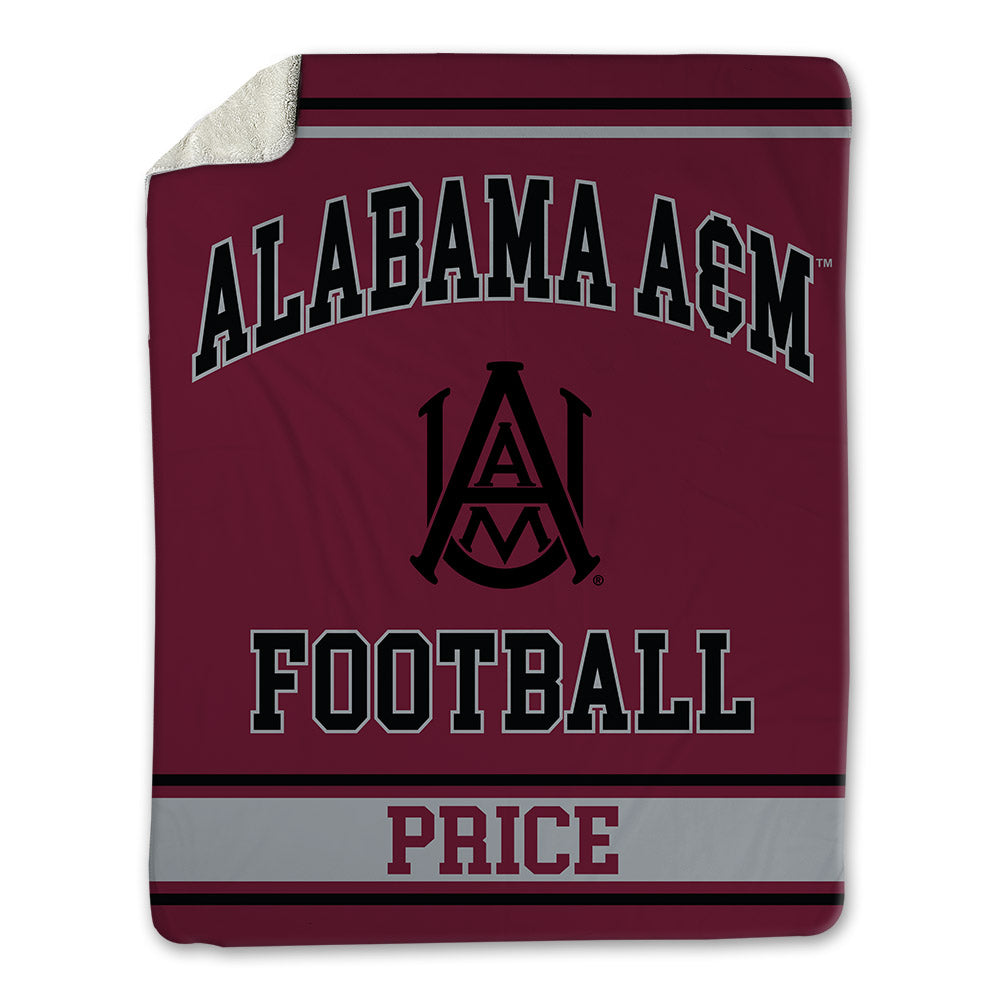 AAMU - NCAA Football : Donovan Price - Blanket-0