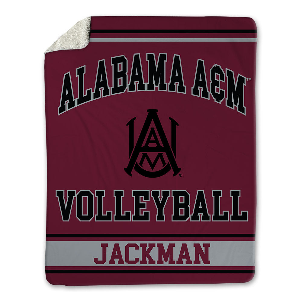 AAMU - NCAA Women's Volleyball : Rayishon Jackman - Blanket-0