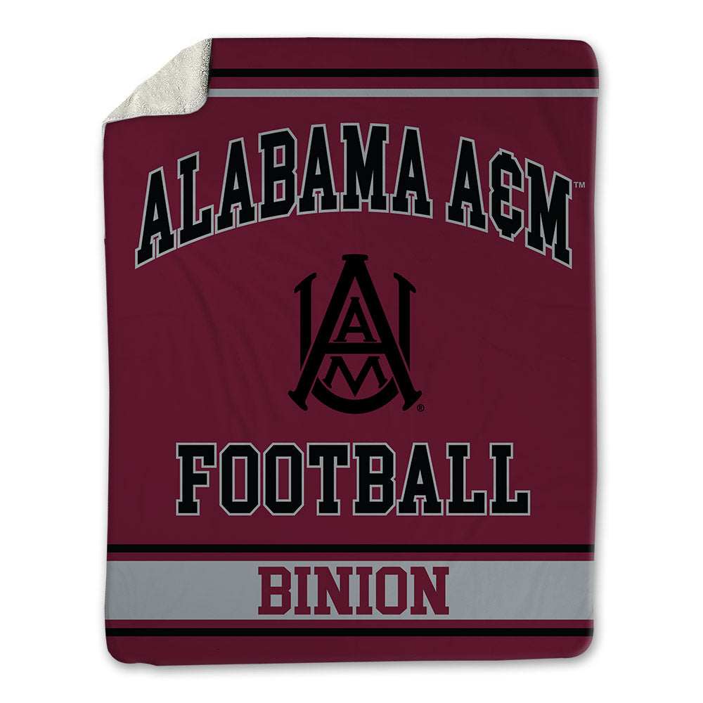 AAMU - NCAA Football : Gabriel Binion - Blanket-0
