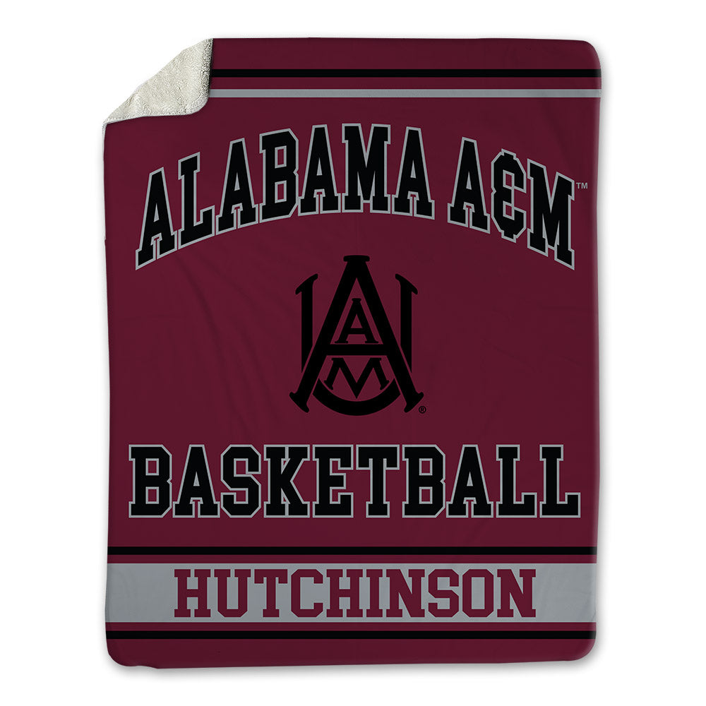 AAMU - NCAA Men's Basketball : Louis Hutchinson - Blanket-0