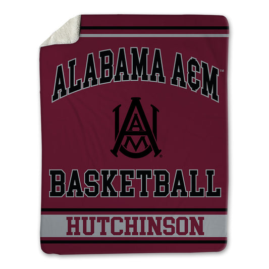 AAMU - NCAA Men's Basketball : Louis Hutchinson - Blanket-0