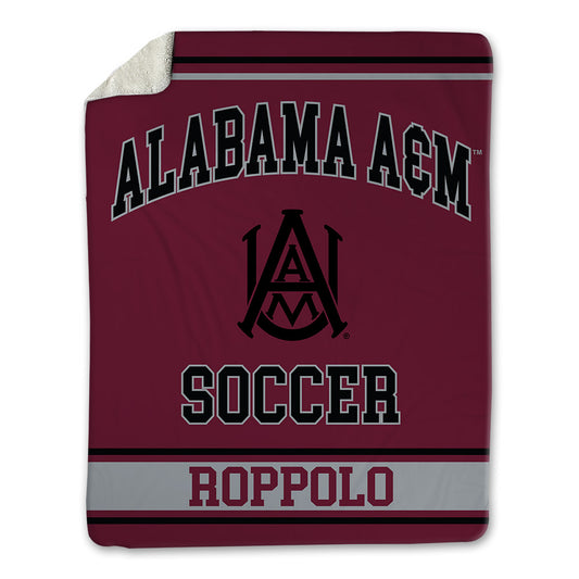 AAMU - NCAA Women's Soccer : Bella Roppolo - Blanket-0