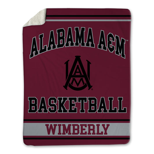 AAMU - NCAA Women's Basketball : Vanessa Wimberly - Blanket-0