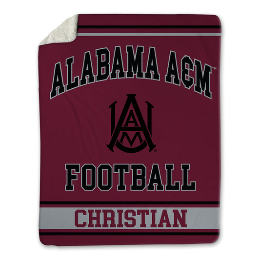 AAMU - NCAA Football : Jeremiah Christian - Blanket-0