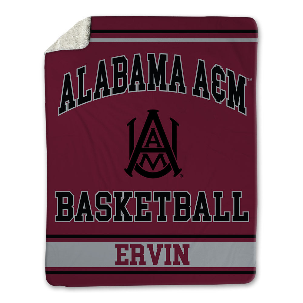 AAMU - NCAA Women's Basketball : Kalyn Ervin - Blanket-0