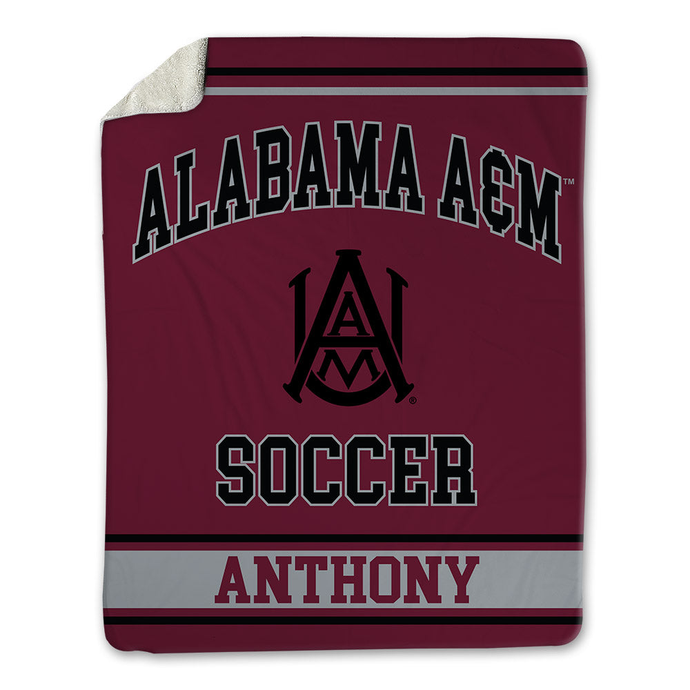 AAMU - NCAA Women's Soccer : Jhelysse Anthony - Blanket-0
