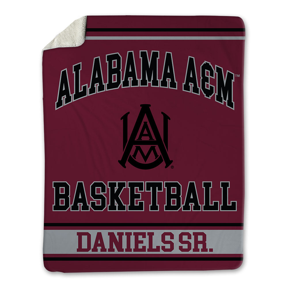AAMU - NCAA Men's Basketball : Peyton Daniels Sr. - Blanket-0