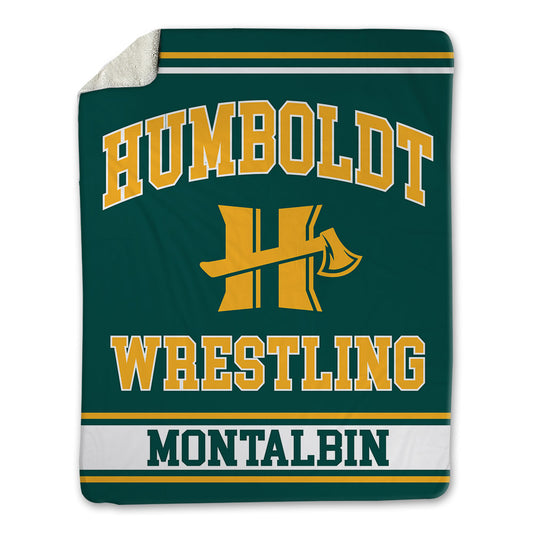 Humboldt State - NCAA Wrestling : Micaiah Montalbin - Blanket-0