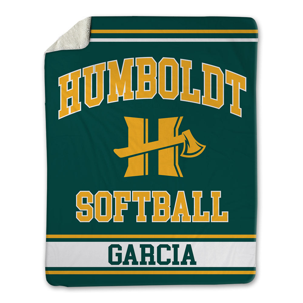 Humboldt State - NCAA Softball : Ashley Garcia - Blanket-0