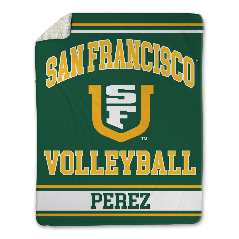 USFCA - NCAA Women's Volleyball : Hokulani Perez - Blanket-0