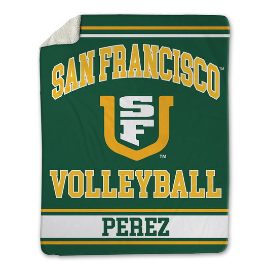 USFCA - NCAA Women's Volleyball : Hokulani Perez - Blanket-0