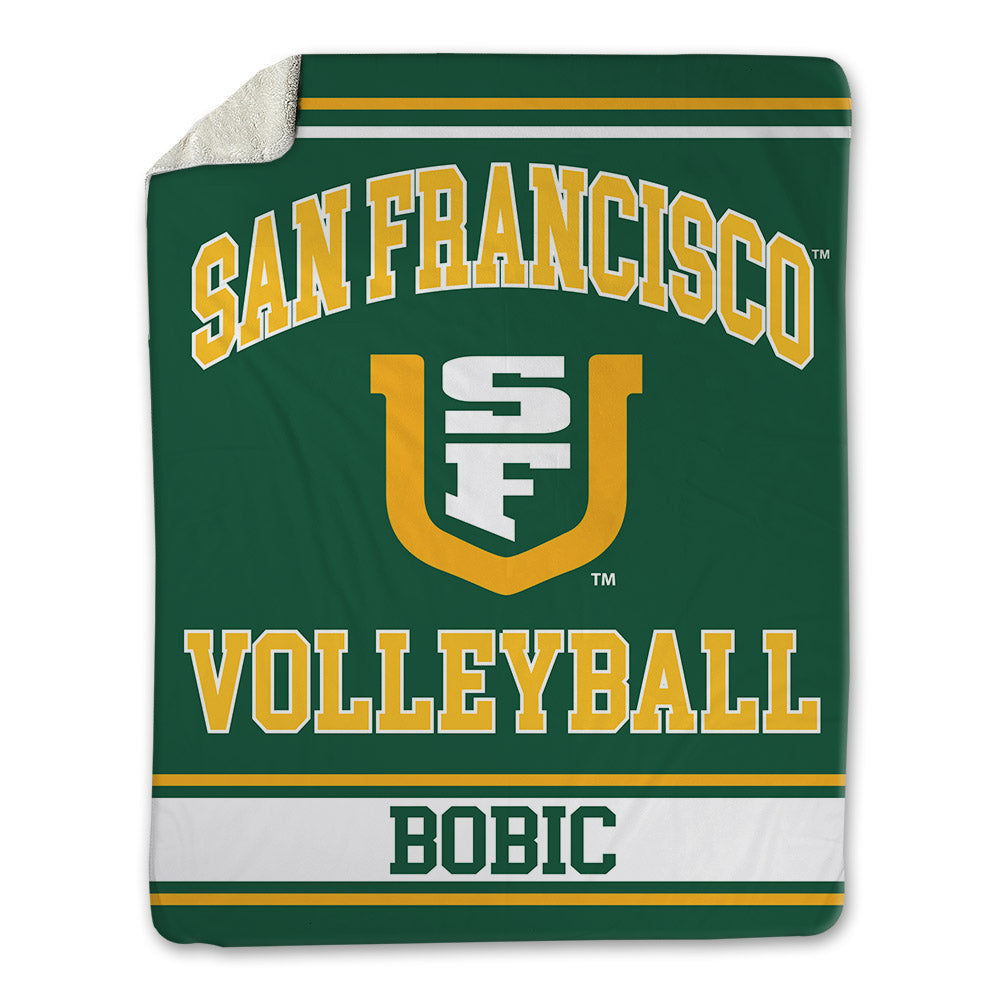 USFCA - NCAA Women's Volleyball : Anica Bobic - Blanket-0