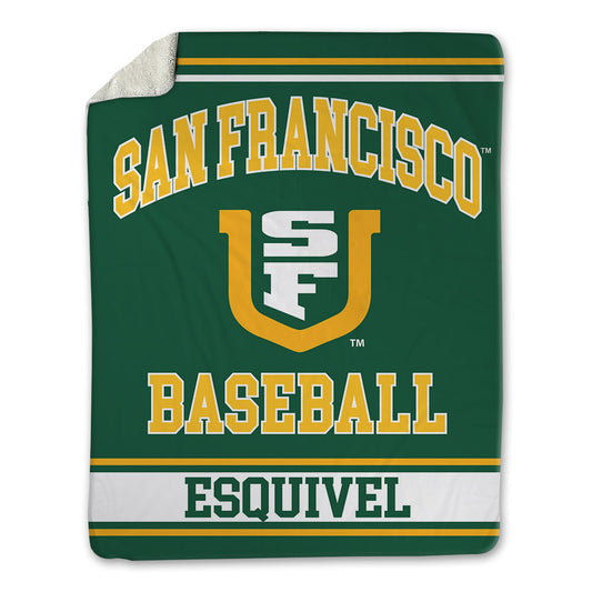USFCA - NCAA Baseball : Eddison Esquivel - Blanket-0
