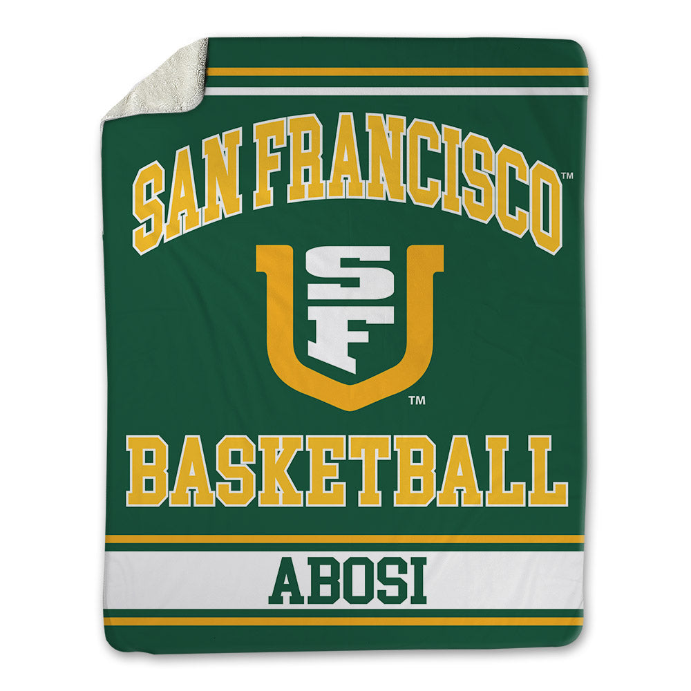 USFCA - NCAA Men's Basketball : Ben Abosi - Blanket-0