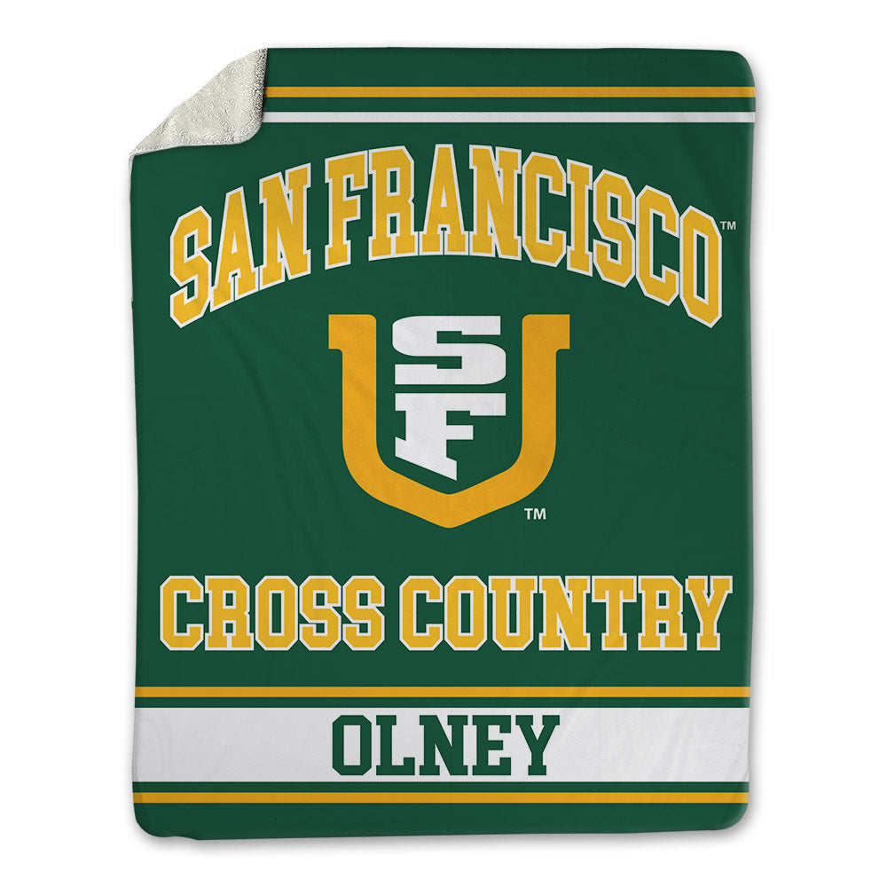 USFCA - NCAA Men's Cross Country : Jack Olney - Blanket-0