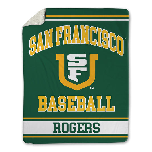 USFCA - NCAA Baseball : TJ Rogers - Blanket-0