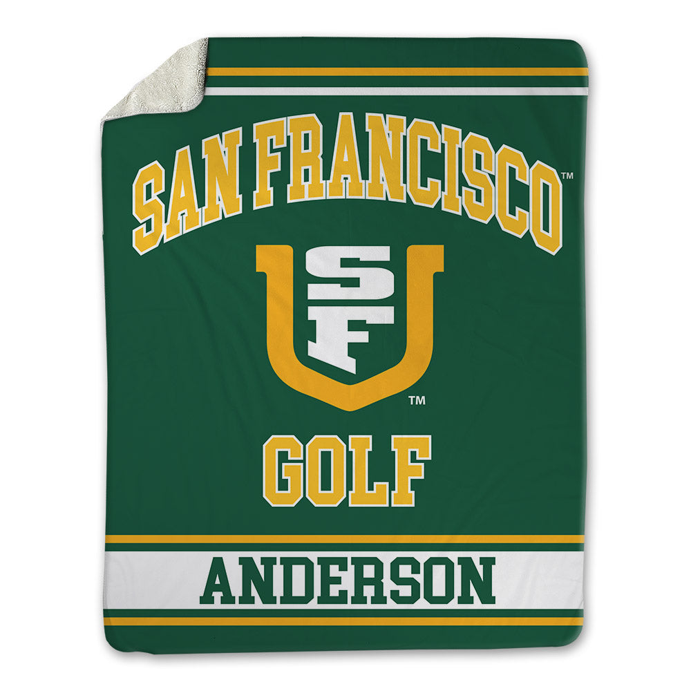 USFCA - NCAA Men's Golf : Theo Anderson - Blanket-0