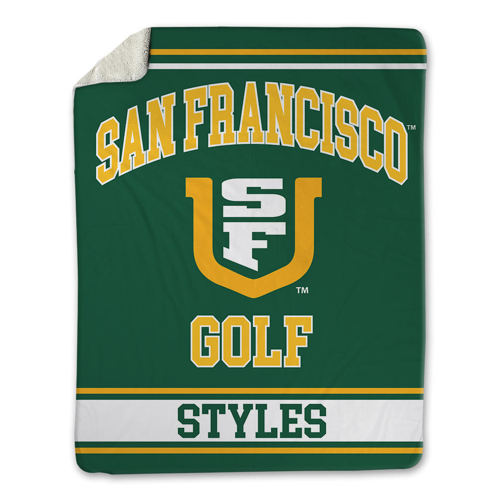 USFCA - NCAA Men's Golf : Henry Styles - Blanket-0