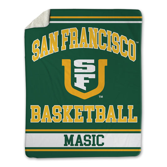 USFCA - NCAA Men's Basketball : Vukasin Masic - Blanket-0