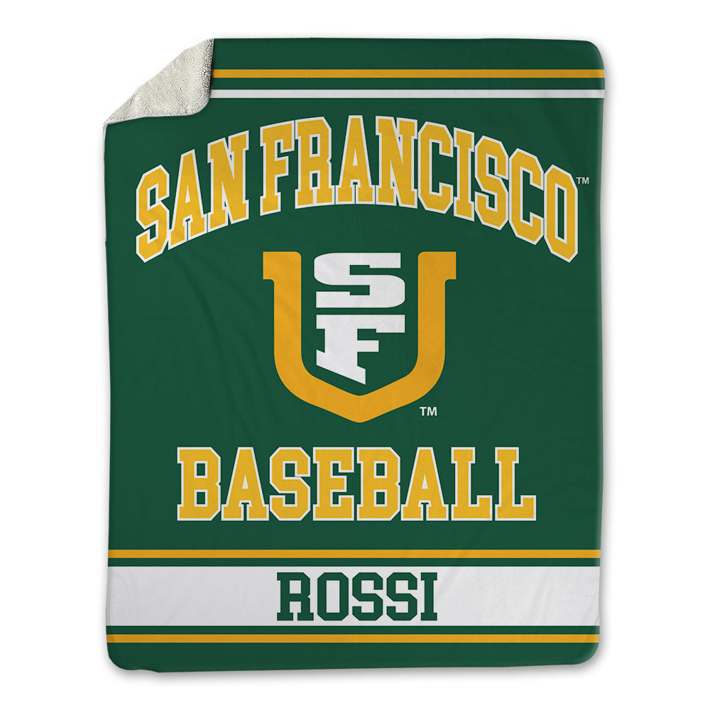 USFCA - NCAA Baseball : Gino Rossi - Blanket-0