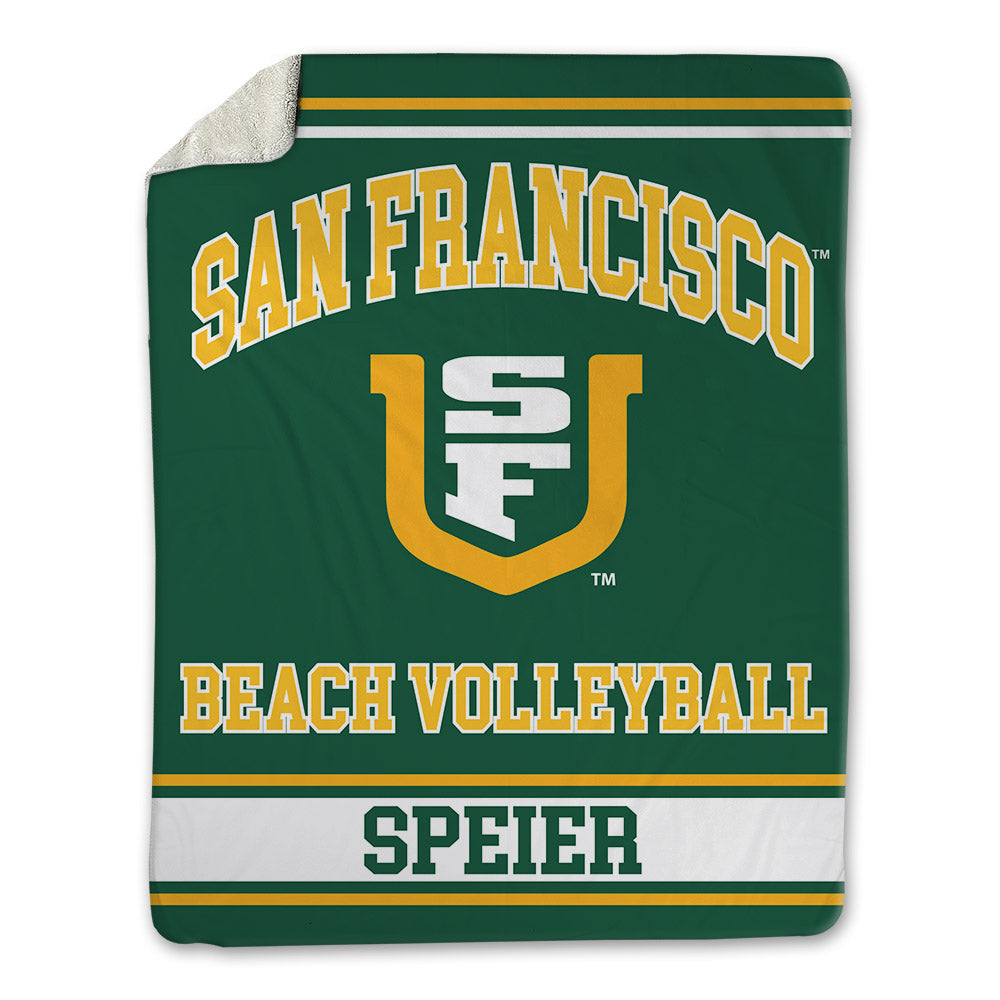 USFCA - NCAA Beach Volleyball : Lucy Speier - Blanket-0