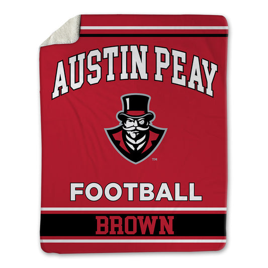 APSU - NCAA Football : Christopher Brown - Blanket-0
