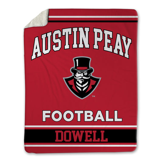 APSU - NCAA Football : Malaki Dowell - Blanket-0