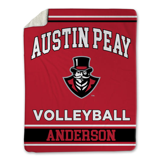 APSU - NCAA Women's Volleyball : Reagan Anderson - Blanket-0