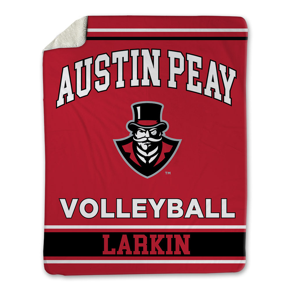 APSU - NCAA Women's Volleyball : Reaghan Larkin - Blanket-0