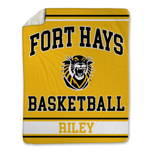 FHSU - NCAA Men's Basketball : Shaun Riley - Blanket-0