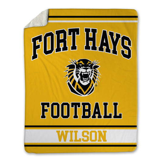 FHSU - NCAA Football : Jakolbi Wilson - Blanket-0