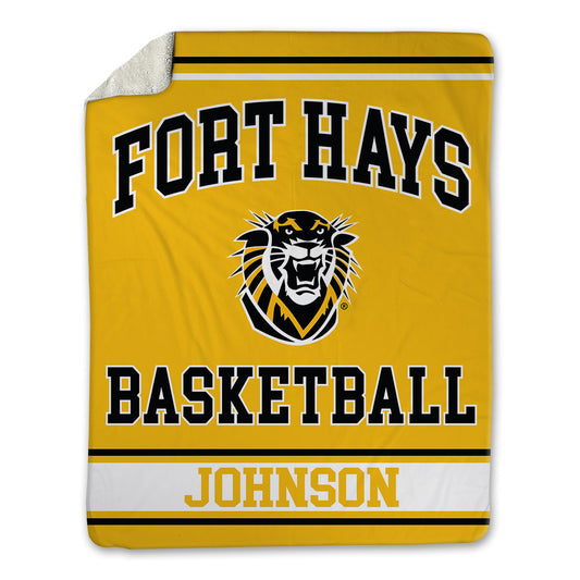 FHSU - NCAA Men's Basketball : Ben Johnson - Blanket-0