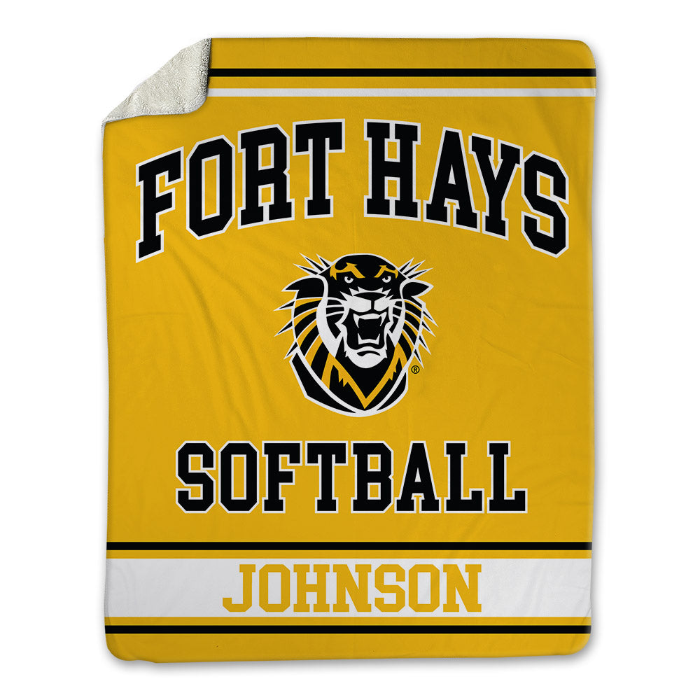 FHSU - NCAA Softball : Korryn Johnson - Blanket-0