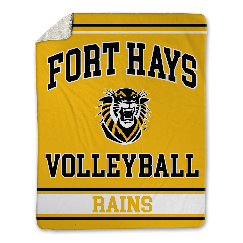 FHSU - NCAA Women's Volleyball : Gracie Rains - Blanket-0