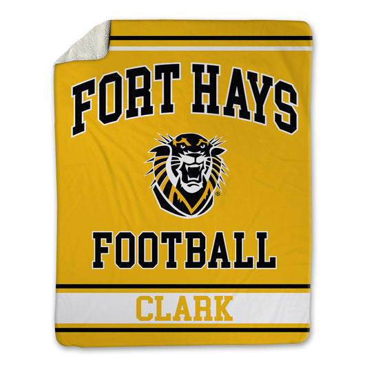 FHSU - NCAA Football : Josh Clark - Blanket-0