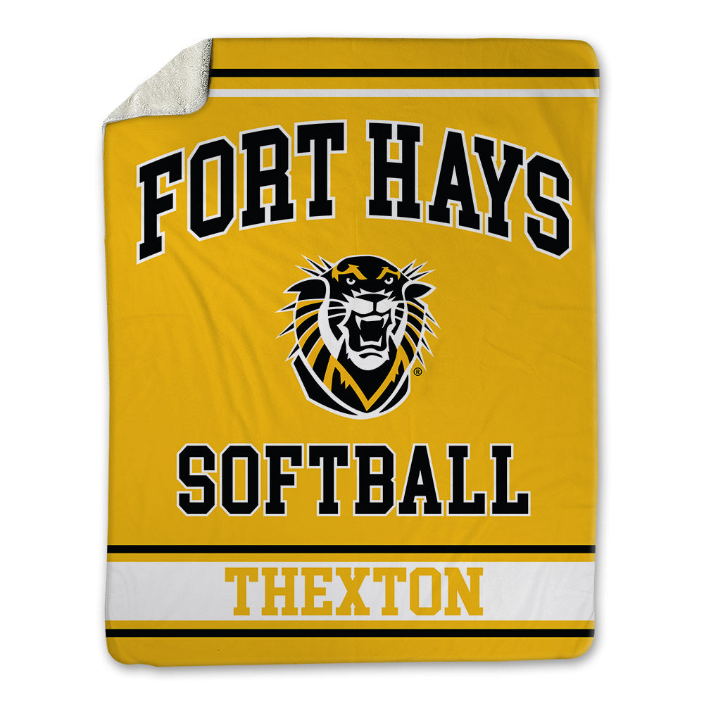 FHSU - NCAA Softball : Paige Thexton - Blanket-0