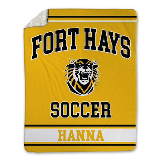 FHSU - NCAA Women's Soccer : Kiera Hanna - Blanket-0