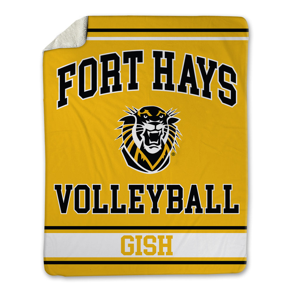 FHSU - NCAA Women's Volleyball : Delaney Gish - Blanket-0