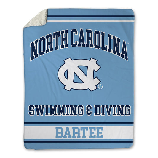 UNC - NCAA Men's Swimming & Diving : Granger Bartee - Blanket-0