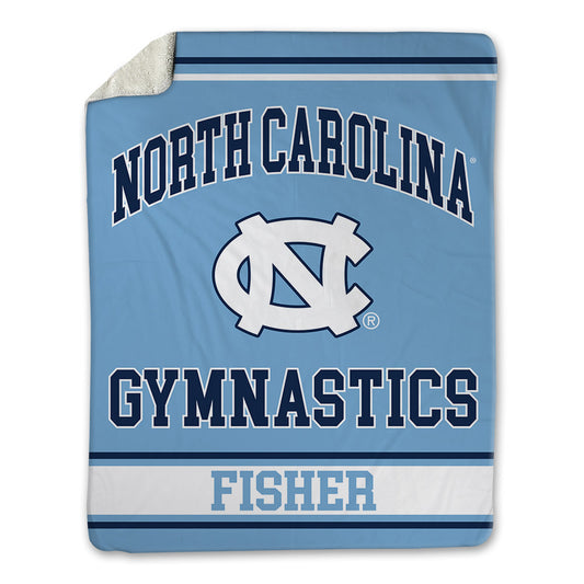UNC - NCAA Women's Gymnastics : Jillian Fisher - Blanket-0