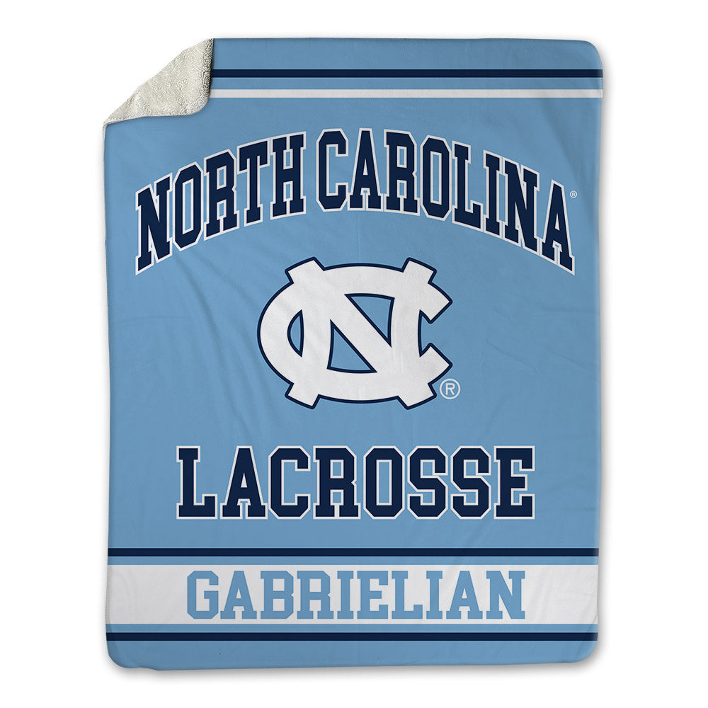 UNC - NCAA Men's Lacrosse : Teddy Gabrielian - Blanket-0