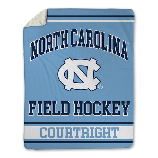 UNC - NCAA Women's Field Hockey : Coco Courtright - Blanket-0