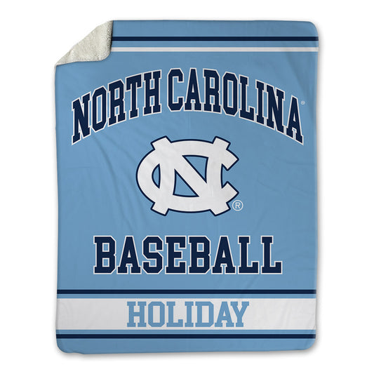 UNC - NCAA Baseball : Talan Holiday - Blanket-0