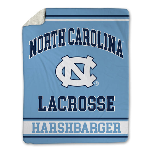 UNC - NCAA Men's Lacrosse : Caden Harshbarger - Blanket-0