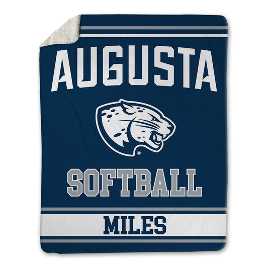 Augusta - NCAA Softball : Chesney Miles - Blanket-0