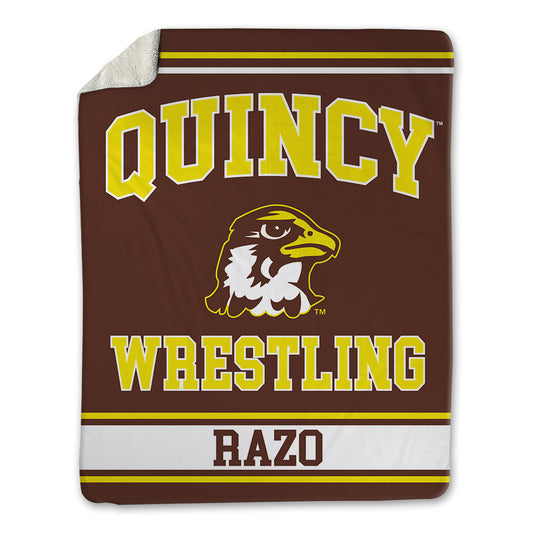 Quincy - NCAA Wrestling : Saul Razo - Blanket-0