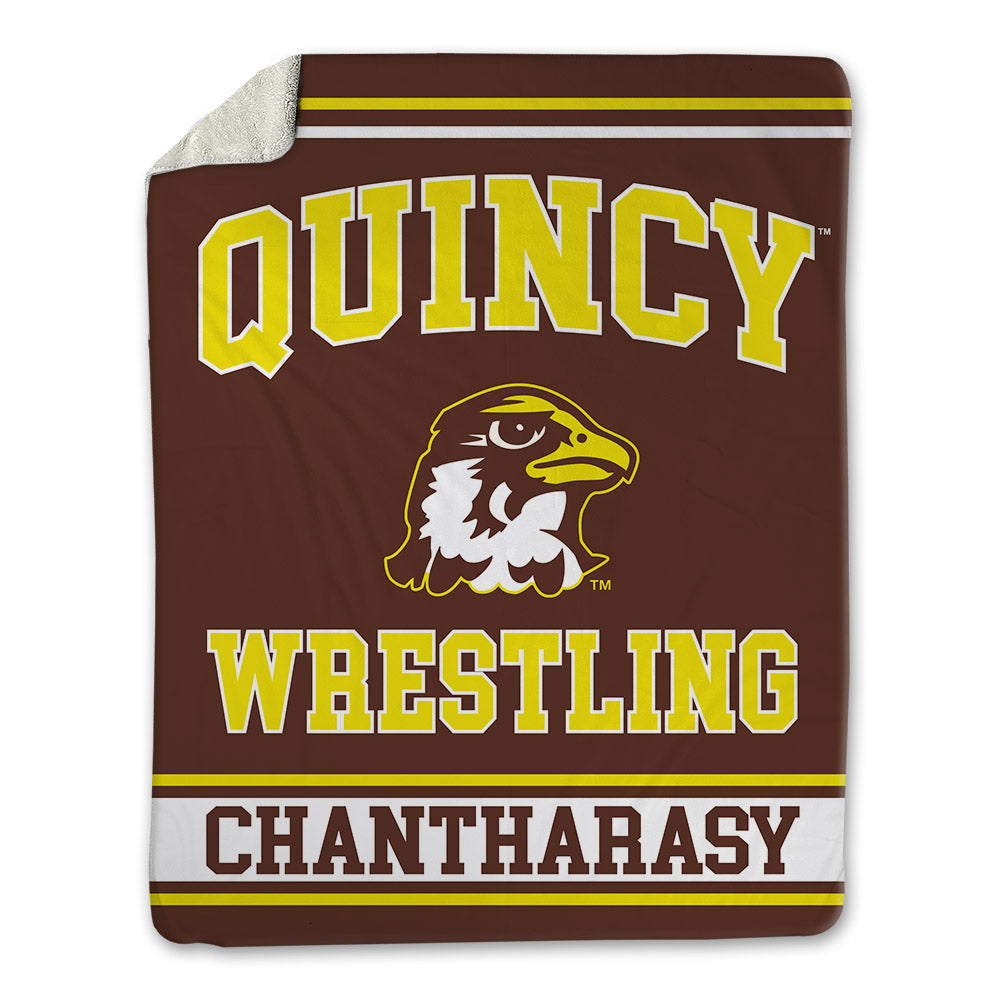 Quincy - NCAA Wrestling : Miller Chantharasy - Blanket-0