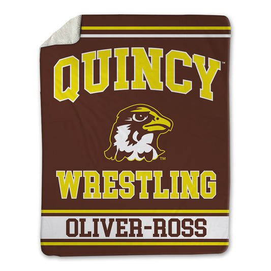 Quincy - NCAA Wrestling : Josiah Oliver-Ross - Blanket-0