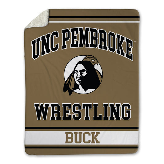 UNC Pembroke - NCAA Wrestling : Jackson Buck - Blanket-0