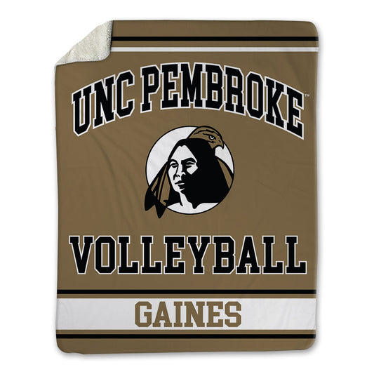 UNC Pembroke - NCAA Women's Volleyball : Deorri Gaines - Blanket-0